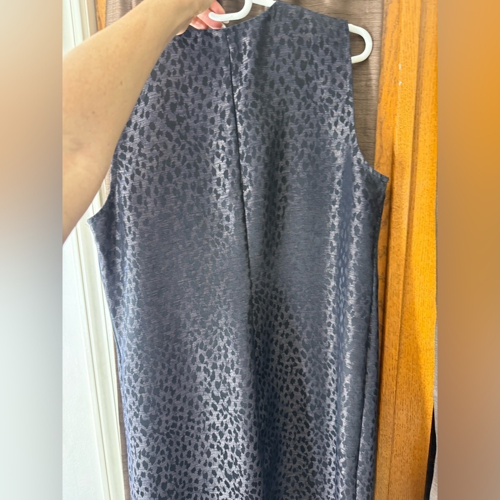 Dana Buchman Charcoal Sleeveless Midi Dress - Picture 5 of 5